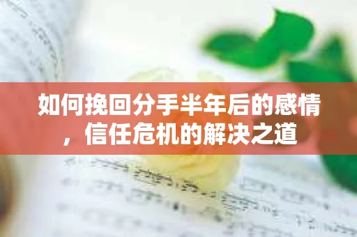 如何挽回分手半年后的感情，信任危机的解决之道