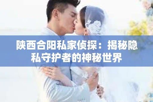 陕西合阳私家侦探：揭秘隐私守护者的神秘世界