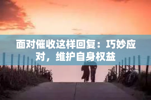 面对催收这样回复：巧妙应对，维护自身权益