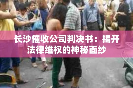 长沙催收公司判决书：揭开法律维权的神秘面纱