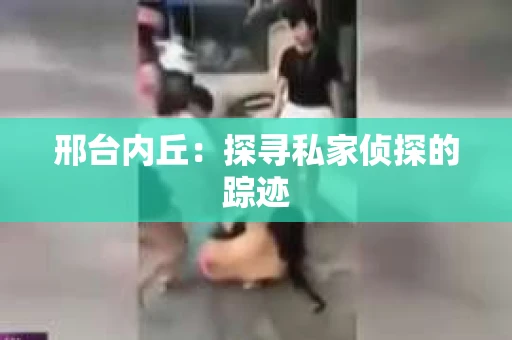 邢台内丘：探寻私家侦探的踪迹