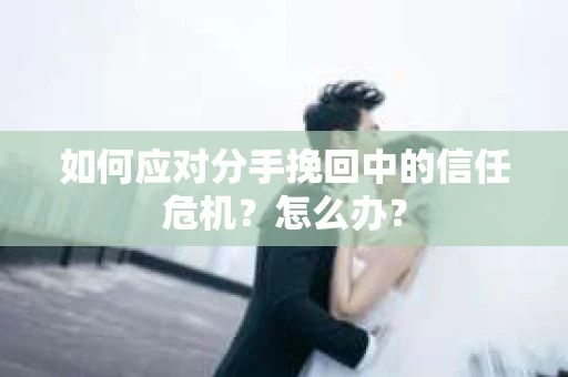 如何应对分手挽回中的信任危机?怎么办? 如何应对分手挽回中的信任危机?怎么办?
