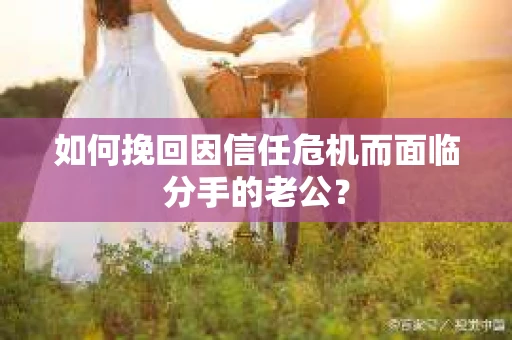 如何挽回因信任危机而面临分手的老公？