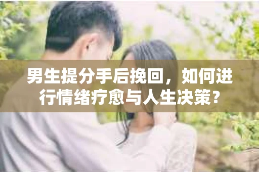 男生提分手后挽回，如何进行情绪疗愈与人生决策？