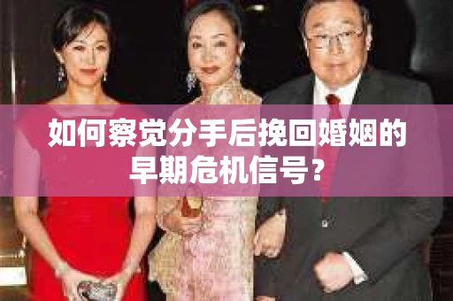 如何察觉分手后挽回婚姻的早期危机信号？
