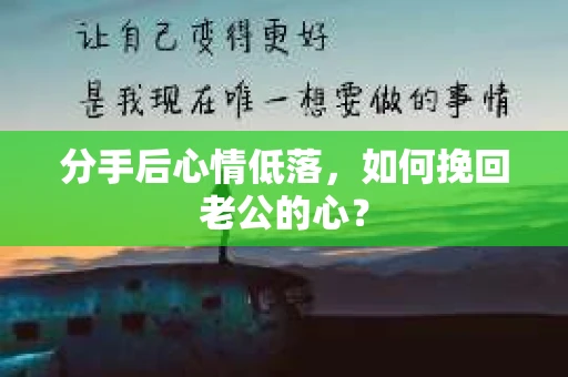 分手后心情低落，如何挽回老公的心？